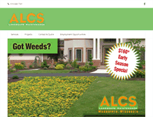 Tablet Screenshot of alcslandscape.com